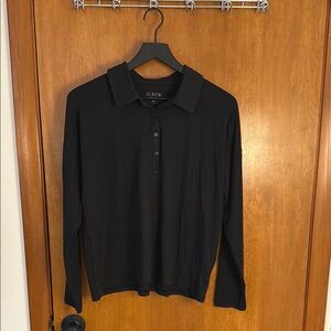 J. Crew Black Long Sleeve Tee